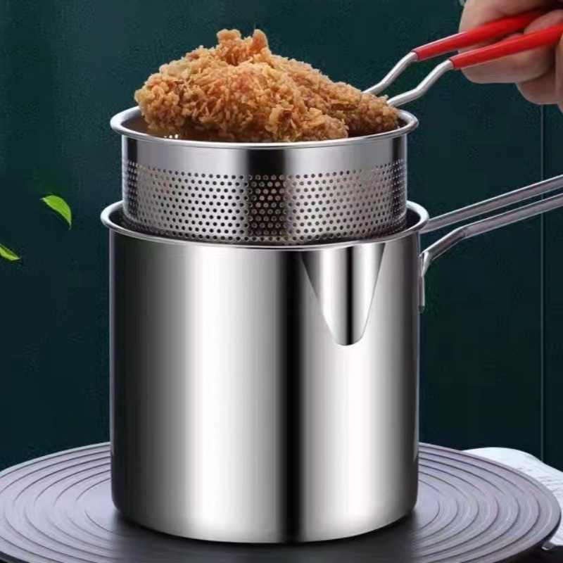 Kitchen Electronics Gadgets - 304 Stainless Steel Deep Fryer With
