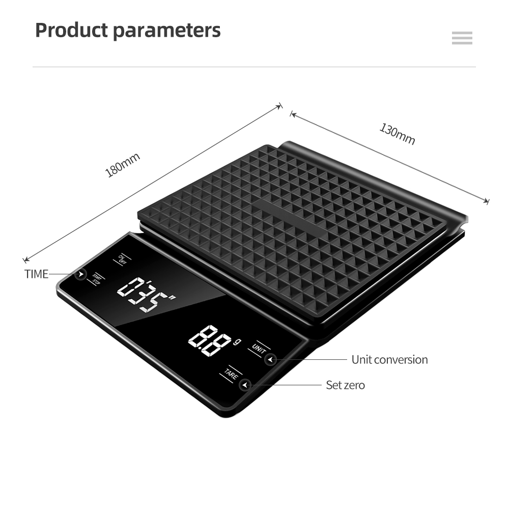 Smart Coffee Electronic Scale  - Kitchen Electronics Gadgets ulasan dan harga