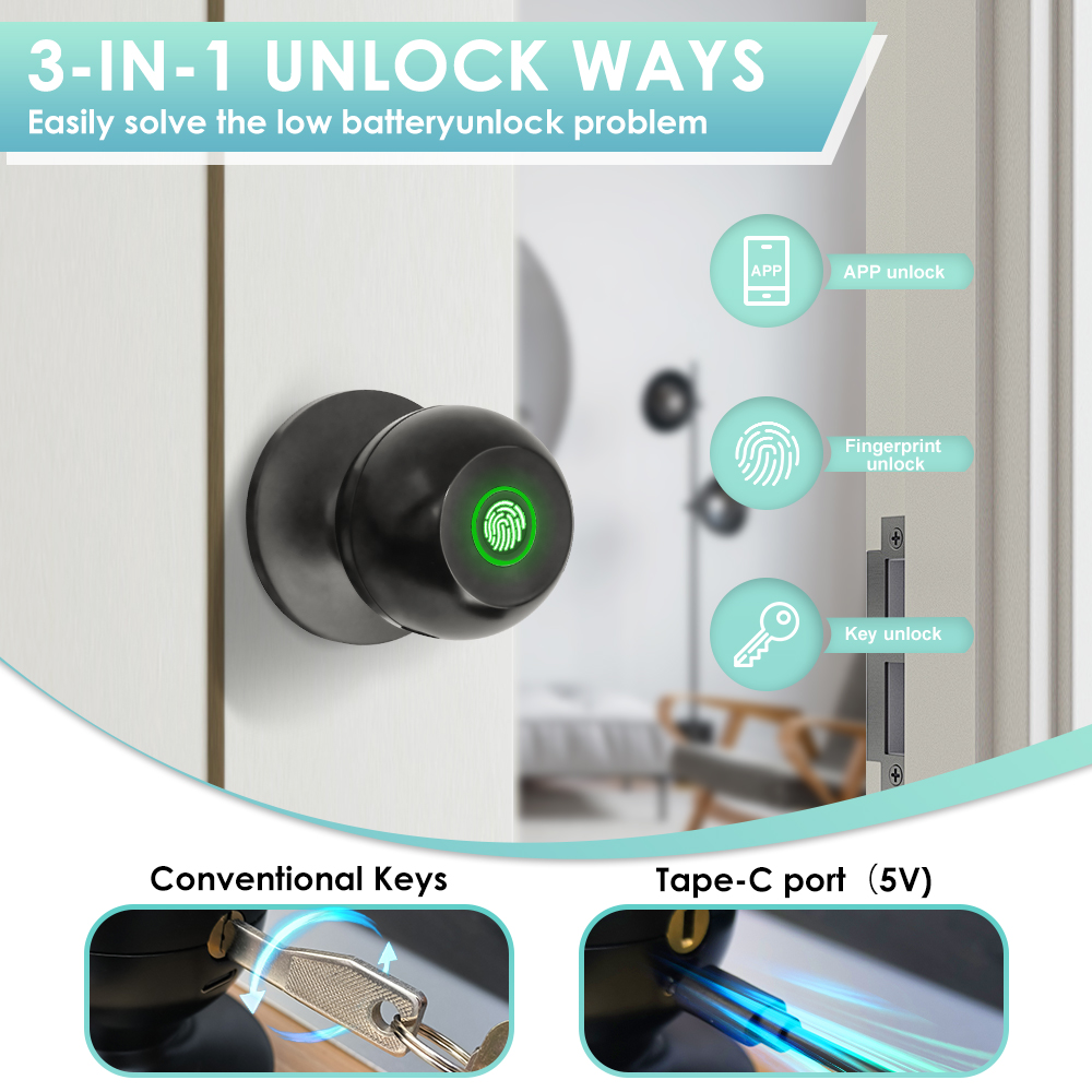 Tuya Electronic Door Lock Smar - Unique Electronics Gadgets ulasan dan harga
