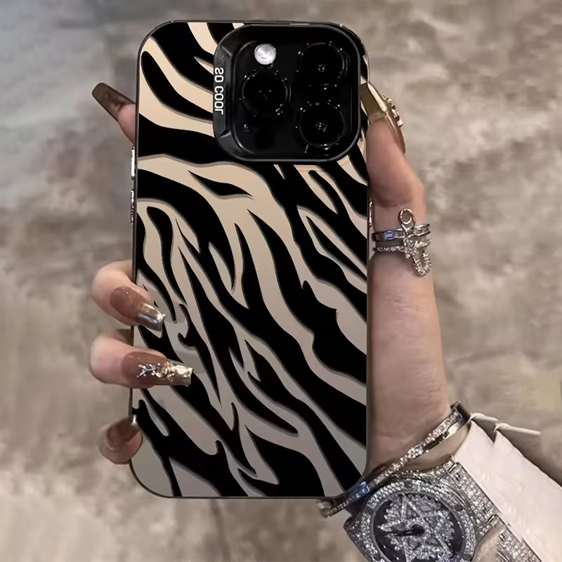 Zebra Pattern Black Advanced I - Apple Iphone 16 ulasan dan harga