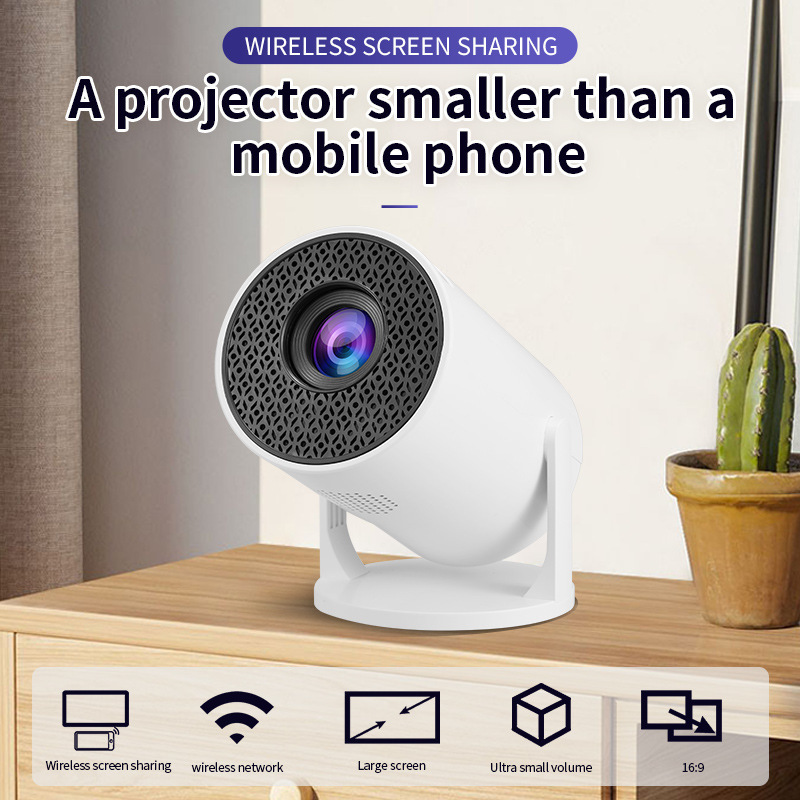 NEW Wifi HY300mini 2026  4K Sm - Mini Projector Portable ulasan dan harga