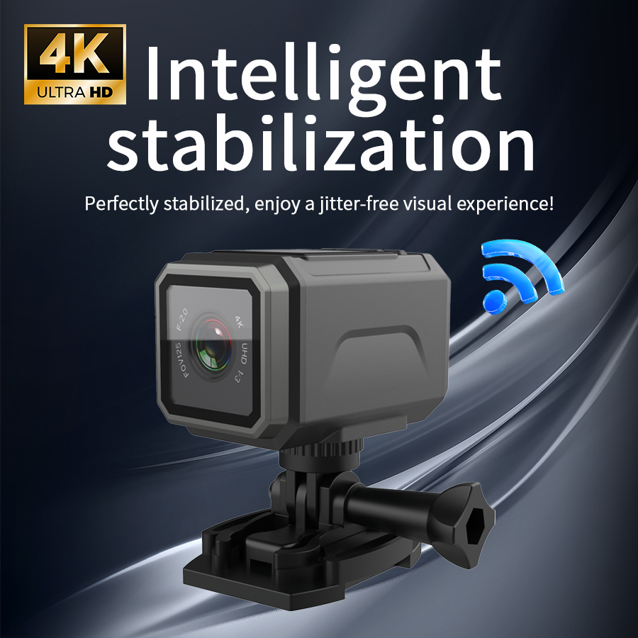 4K EIS Action Camera 125° Wide - Action Camera 4K ulasan dan harga