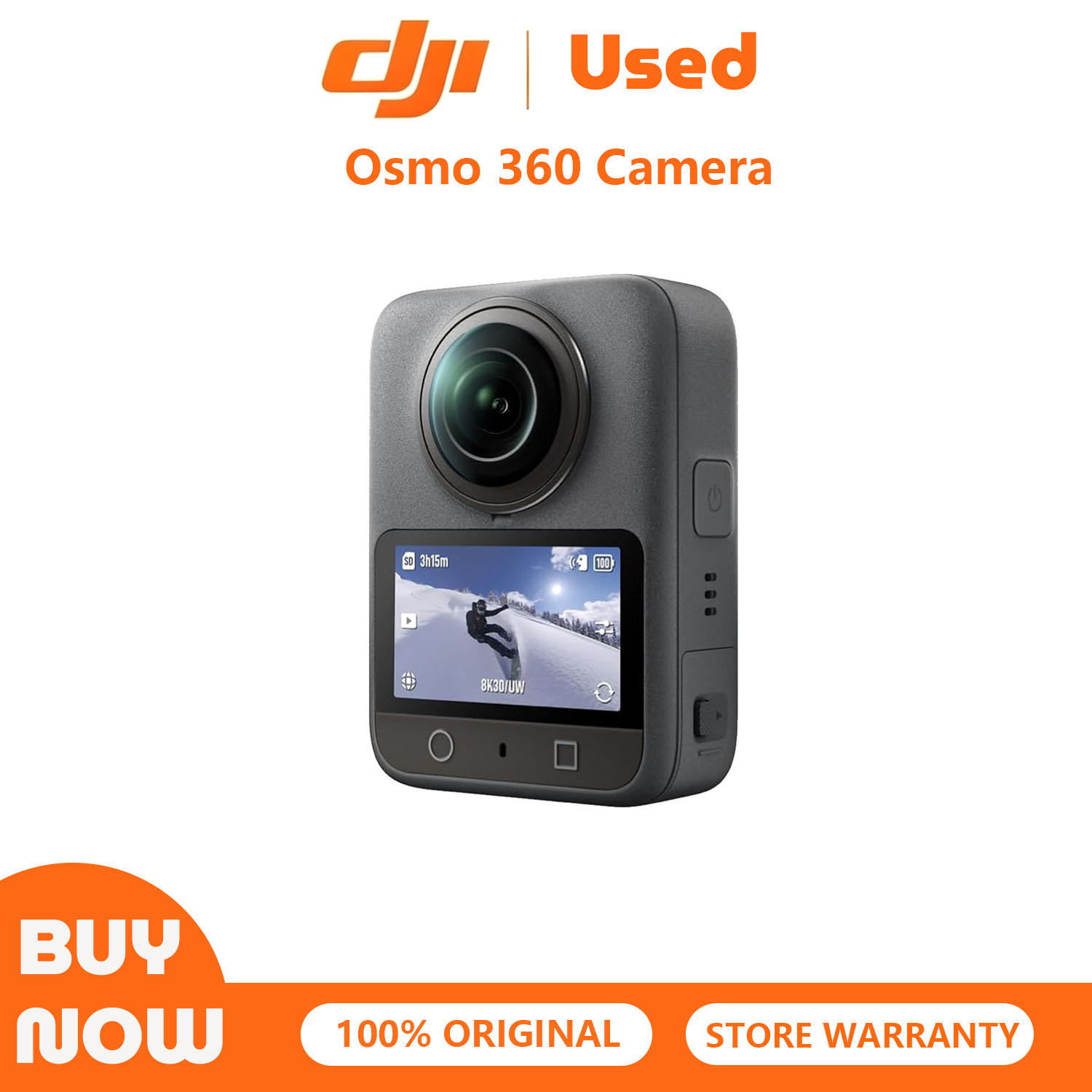 Refurbish Used DJI Osmo 360 Ca - Action Camera 4K ulasan dan harga